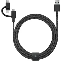 Native Union USB-C auf Lightning 2 m Schwarz