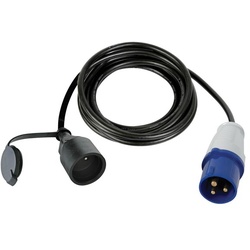 Perel Kabel - Kupplung Auf Cee-Stecker - 3 M - Schutzkontakt (Deutsches System)