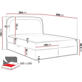Mirjan24 Bonito 200 x 200 cm H3 Braun