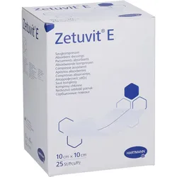 Zetuvit E Saugkompressen steril 10x10 cm