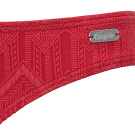 Buffalo Bügel-Bandeau-Bikini »Romance«, aus Strukturware, rot