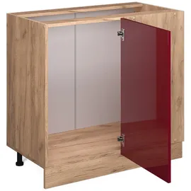 Vicco Eckunterschrank R-Line 86 x 60 x 81,6 cm Rot