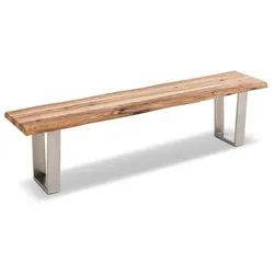 Bank Denver 160 cm Holz Sumpfeiche