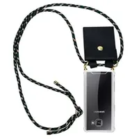 Cadorabo Hülle für Samsung Galaxy A5 2016 Schutzhülle in Braun Handy Kette Silikon Kordel abnehmbares Etui