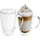 Intirilife Doppelwandiges Thermoglas 0,4 l 2 St.