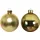 Kaemingk 16 Christbaumkugeln Glas 8cm Gold