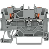 WAGO 2201-1201 Durchgangsklemme 4.20 mm Push-In-Klemme Grau