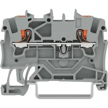 WAGO 2201-1201 Durchgangsklemme 4.20 mm Push-In-Klemme Grau