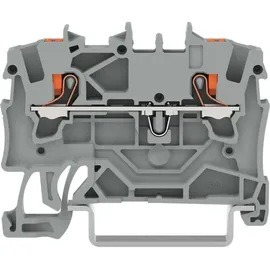 WAGO 2201-1201 Durchgangsklemme 4.20 mm Push-In-Klemme Grau