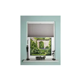 HOME WOHNIDEEN Plissee UP&DOWN 70 x 210 cm grau