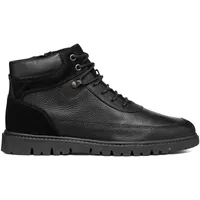 GEOX MAN U GHIACCIAIO DESERT & LACE UP BLACK 46_EU