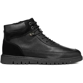 GEOX MAN U GHIACCIAIO DESERT & LACE UP BLACK 46_EU