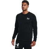 Under Armour Rival Terry LC Crew black onyx white L