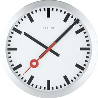 Nextime Wanduhr 35,0 cm 3999ST weiß