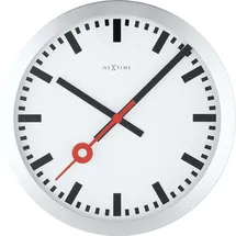 Nextime Wanduhr 35,0 cm 3999ST weiß