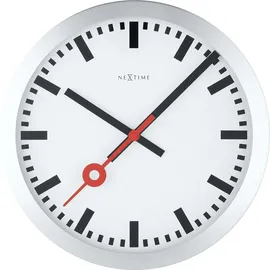 Nextime Wanduhr 35,0 cm 3999ST weiß