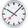 Nextime Wanduhr 35,0 cm 3999ST weiß