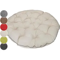 Sunnypillow Polster für Papasansessel rund Durchmesser 120 cm Dicke