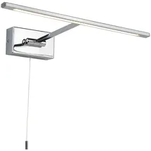 Searchlight LED Wand Lampe Lese Leuchte Stahl Chrom Beweglich Bilder Gemälde Beleuchtung