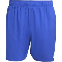 adidas Men's Swim Shorts 5" INCH, semi Lucid blue/white L