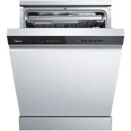 Midea SF 7.60NW14B Geschirrspüler 60cm Freistehend & Unterbaufähig, 14 Maßgedecke, 8 Programme, Spülmaschine 60 cm mit WIFI, 42 db, Hygienepflege+, Dualzone Wash, Extra Trocknen