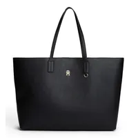 Tommy Hilfiger Icon Shopper Polyurethan Black