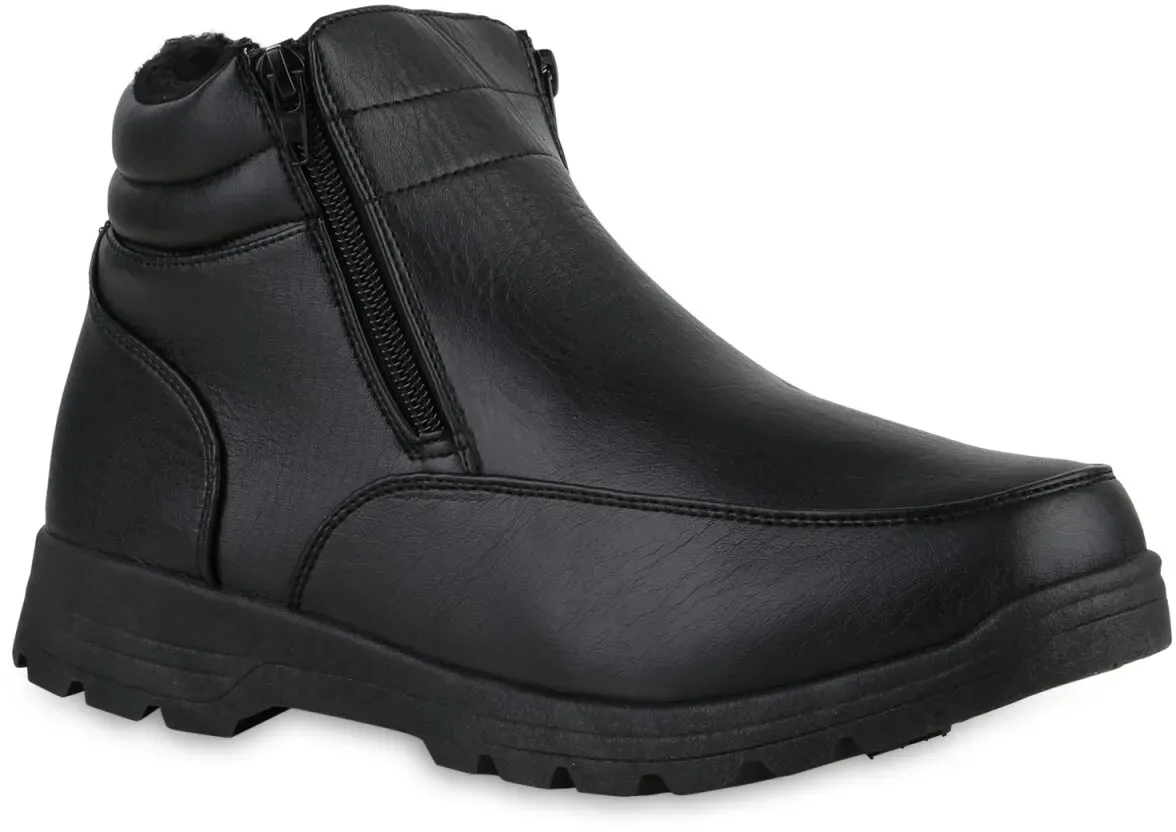 Herren Winter Boots in Schwarz