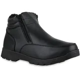Herren Winter Boots in Schwarz