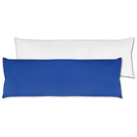 BestLivings Seitenschläfer Kissenhülle Kissenfüllung Körperkissen, bequem und anschmiegsam in vielen erhältlich (ca. 40x120cm + Kissenfüllung/blau - Royalblau)