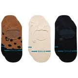 Stance Leopard No Show 3-Pack Schwarz/Braun 39-42