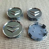 RZSYSSZD 4 Stück Auto Radnabenkappen für Citroen 60mm Nabendeckel Radnabendeckel Felgendeckel Felgenkappen Wheel Caps Nabenkappen Radkappe Radnabenabdeckung