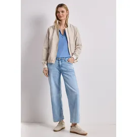 STREET ONE STREET ONE, Damen, Kurzarm Poloshirt aus Jersey, - 46,