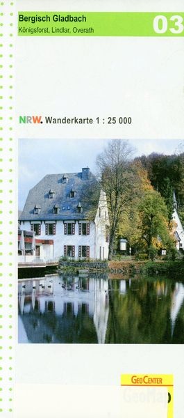 NRW Wanderkarte 03 Bergisch-Gladbach, Königsforst, Lindlar, Overath 1 : 25 000