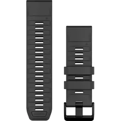 Garmin Silikon 26mm - Quickfit - Silikon-Armband für FENIX 8x - 51mm Graphit" 010-13393-07" - graphit