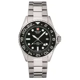 Swiss Alpine Military GMT Diver Edelstahl 42 mm 7052.1137