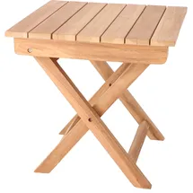jan kurtz Fiji Beige Teak 48 x 48 x 46 cm