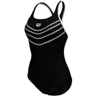 Arena Damen Schwimmanzug WOMEN'S Losange V BLACK-WHITE, 40