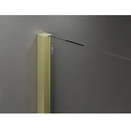 Mexen Velar Duschkabine mit Schiebetür 120 x 90 cm Graphit/Gold 871-120-090-41-55
