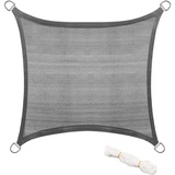 Woltu Sonnensegel Rechteck atmungsaktiv HDPE Windschutz mit UV Schutz für Garten Terrasse Camping,
