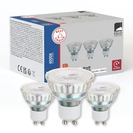 EGLO LED-Lampe 4.5W/840 375 lumen 3-pack GU10