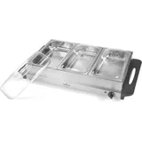 Excellent Electrics Buffetwärmer - Heizplatte - 300W - 53 x 35 x 10cm - Edelstahl