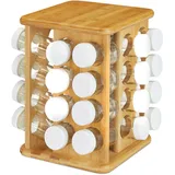 Relaxdays Gewürzkarussell XXL braun