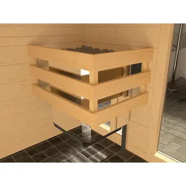 wekaholzbau Laukkala 2 inkl. 7,5 kW Ofen + int. Steuerung