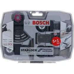 Bosch Starlock-Set für Elektriker und Trockenbauer, 5+1-teilig - 2608664622