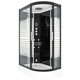 AcquaVapore Dusche Duschkabine D30-73M3R Duschtempel Sauna 80x120 cm OHNE 2K Scheiben Versiegelung