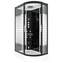 AcquaVapore Dusche Duschkabine D30-73M3R Duschtempel Sauna 80x120 cm OHNE 2K Scheiben Versiegelung