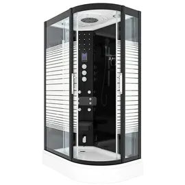 AcquaVapore Dusche Duschkabine D30-73M3R Duschtempel Sauna 80x120 cm OHNE 2K Scheiben Versiegelung