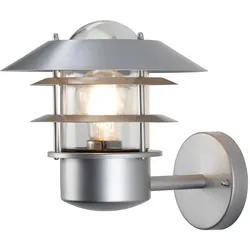 Außenleuchte Wandlampe Edelstahl 304 H 23,6 cm skandinavischer Stil Silber