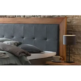 Hasena Boxspringbett 140-180 cm Braun / Dunkelgrau, Liegefläche:160 x 200 cm, Topper:Superio-Topper