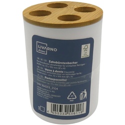 LIVARNO home Zahnbürstenbecher Aufbewahrungsbox Badezubehör